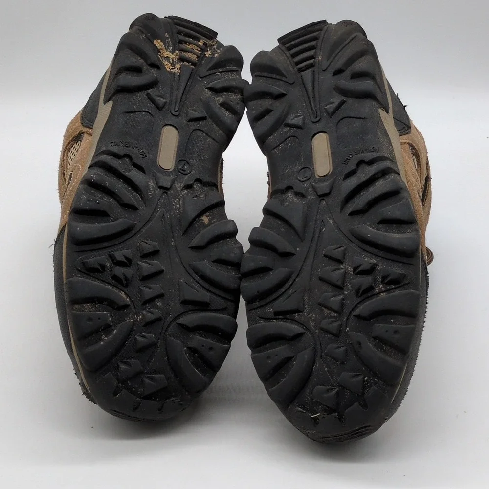 Ozark Trail Shoes Mens Brown 7 Waterproof Hiking Boots‎ Leather Ankle 28802104